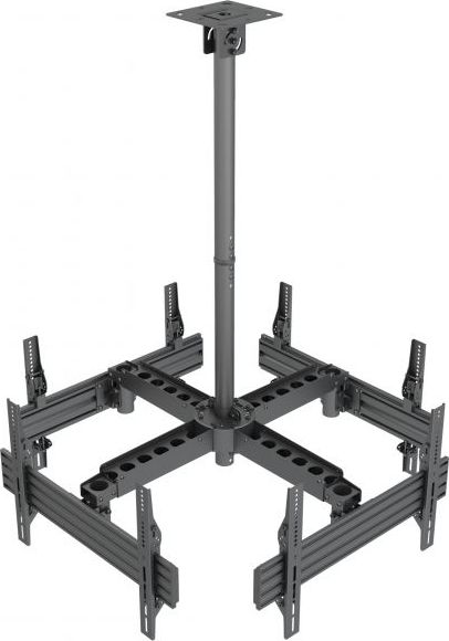 Mbajtës tavani për TV Equip 650372, 32" 65", deri 30 kg, i zi