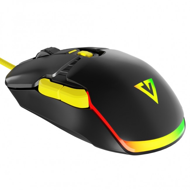 Maus gaming MODECOM Volcano Jager, optik, me kabllo, i zi