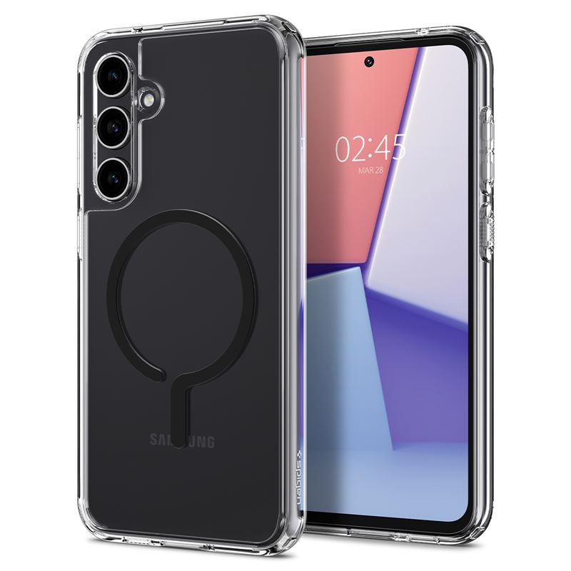 Mbrojtëse për celular Samsung Galaxy S23 FE Spigen Ultra Hybrid OneTap Metal Ring MagSafe, e zezë