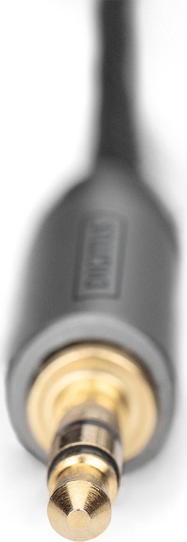 Kabllo audio Digitus Stereo në 2RCA, 1m, e zezë