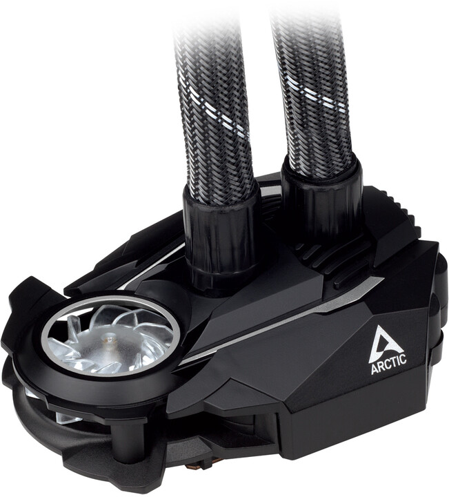 Ftohës me ujë Arctic Liquid Freezer II 420, i zi