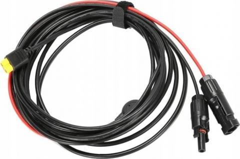 Kabllo solare EcoFlow XT60i, 2.5 m, e zezë
