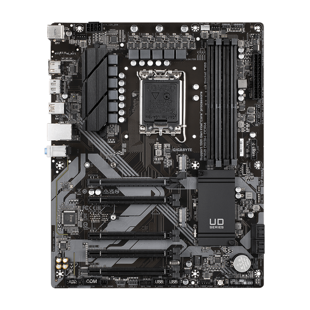 Motherboard Gigabyte B760 DS3H, DDR4, Intel 12th 13th Gen