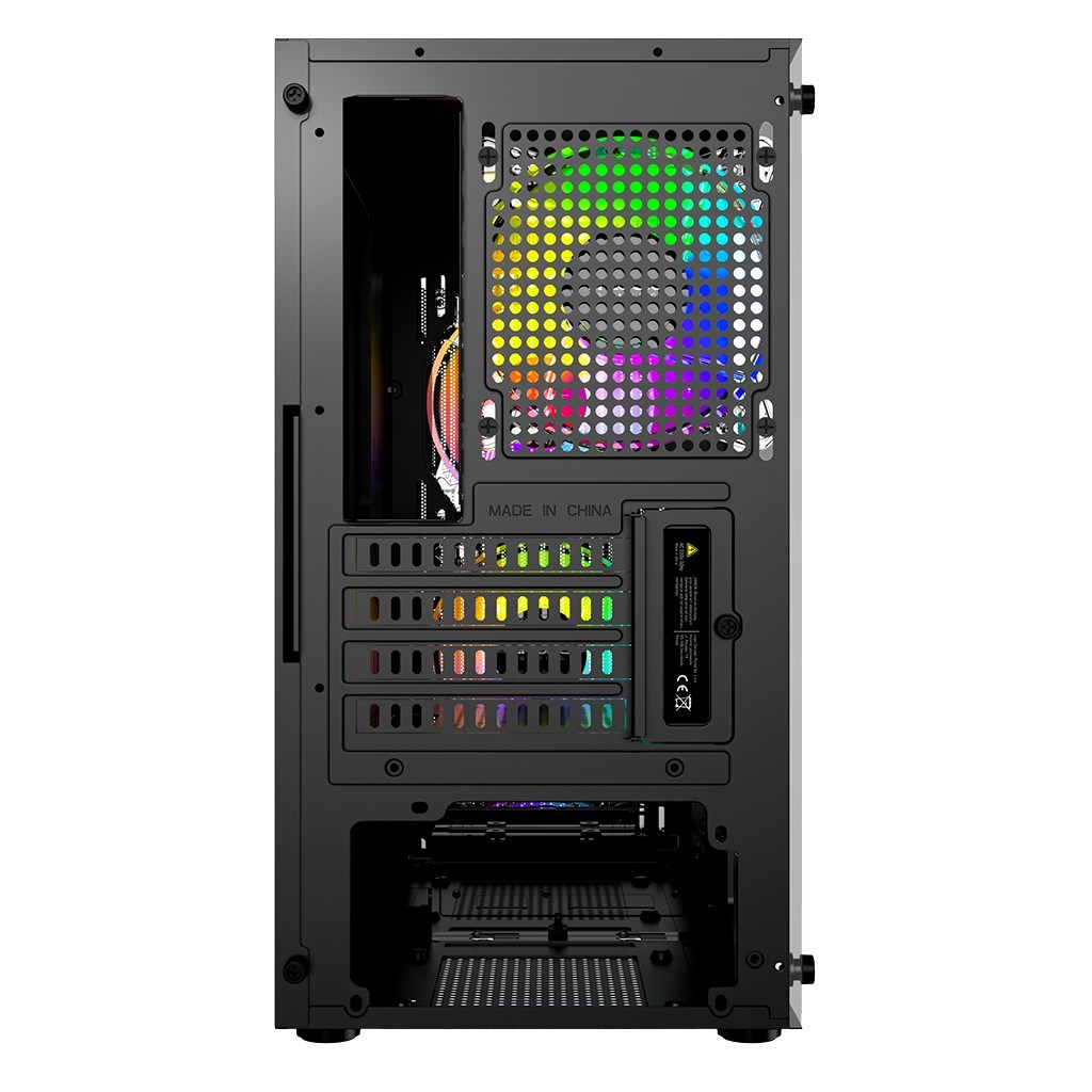 Kutia kompjuterike Logic Concept Atos, Micro ATX, ARGB, e zezë