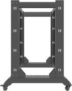 Raft i hapur Lanberg Open Rack 19, 18U, 600x800 mm, i zi