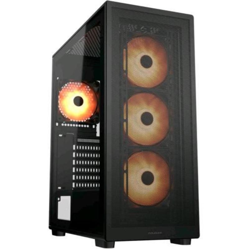 Kornizë PC Cougar Gaming MX220, ATX Mid Tower, 4x120mm ARGB, e zezë