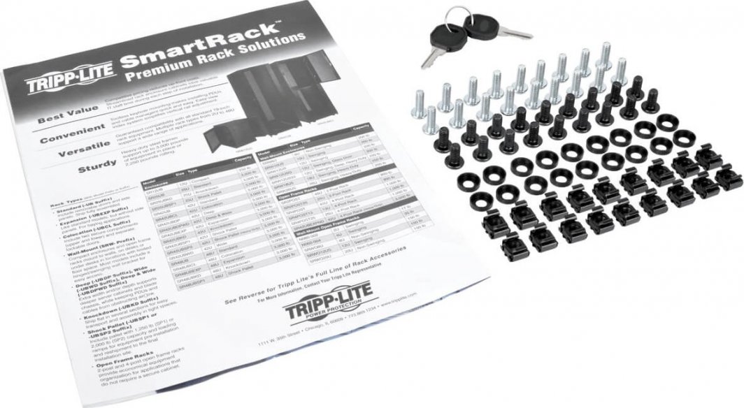 Raft muri Tripp Lite SmartRack SRW6UDP, 6U, profil i ulët, i zi