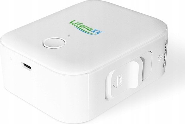 Printer termik portativ Lifenaxx LX-048, me etiketa, USB-C, i bardhë