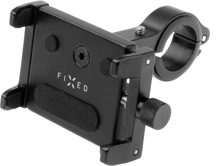 Mbajtëse celulari për biçikletë FIXED Bikee ALU, e zezë