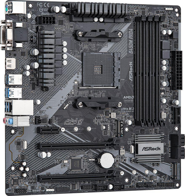 Pllakë Amë ASRock B450M PRO4 R2.0
