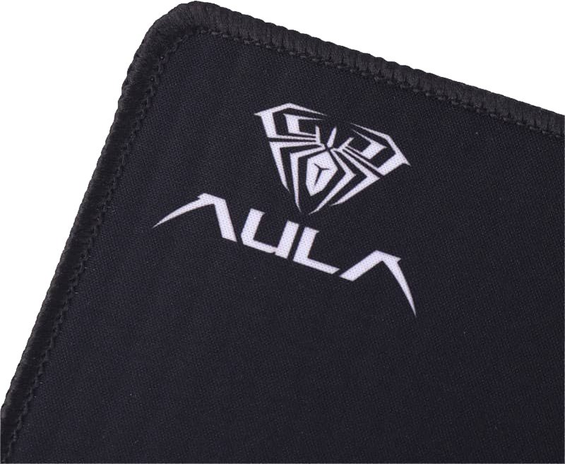 Mousepad gaming Aula MP-W, 30x25cm, bazë gome, i zi
