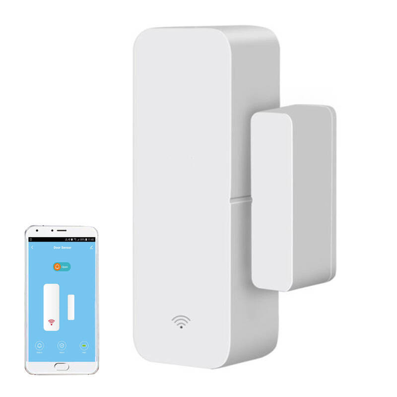 Senzor dere dhe dritare Gosund Window/Door Sensor, Wi-Fi 2.4 GHz, kompatibil me Alexa dhe Google Assistant, i bardhë