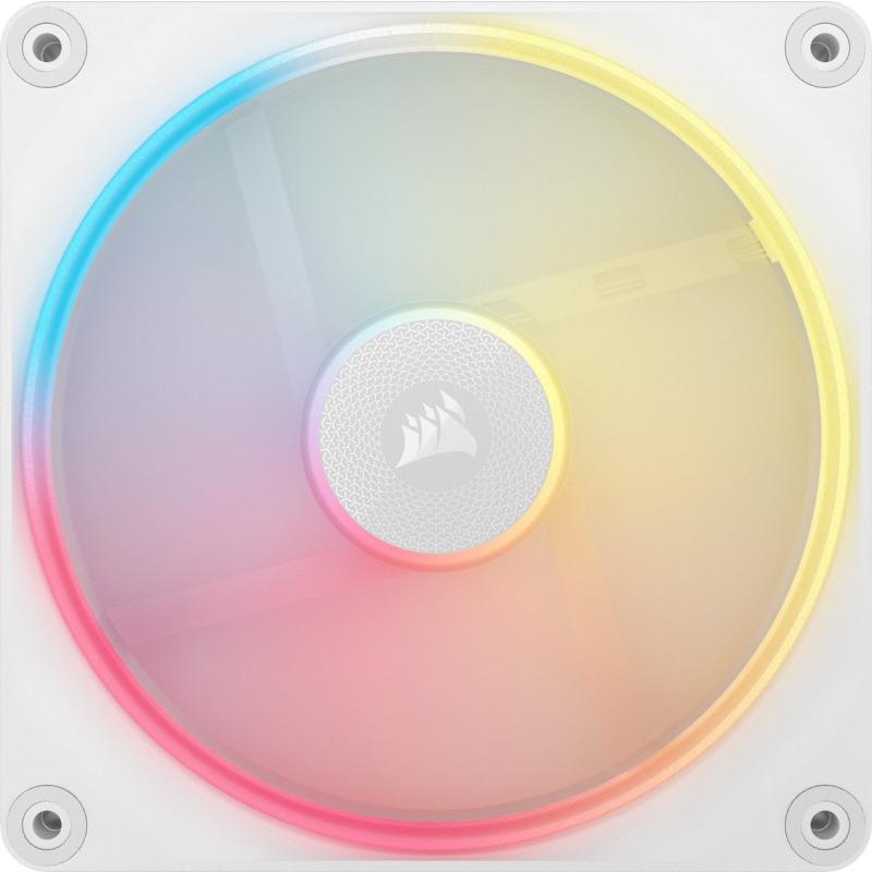 Ventilator kase Corsair iCUE LINK LX140-R RGB, 140mm, PWM, i bardhë