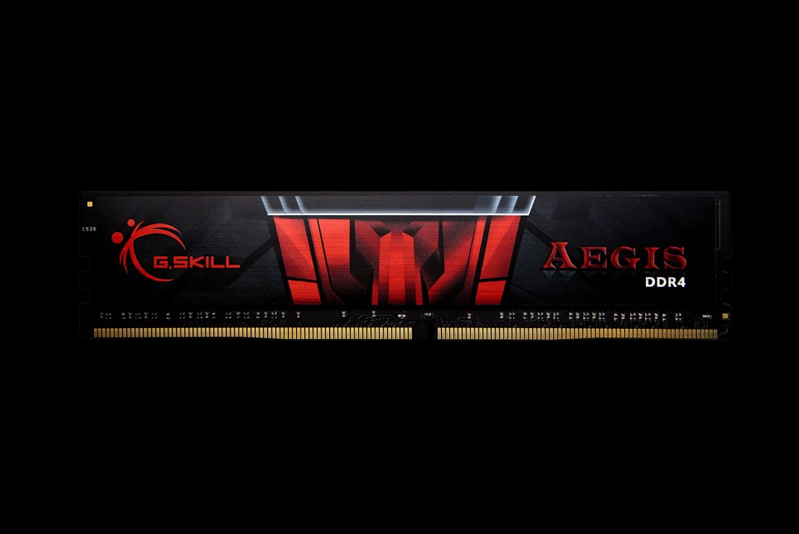 Memorie RAM G.Skill Aegis, 16GB (2x8GB), DDR4, 2666MHz, e zezë