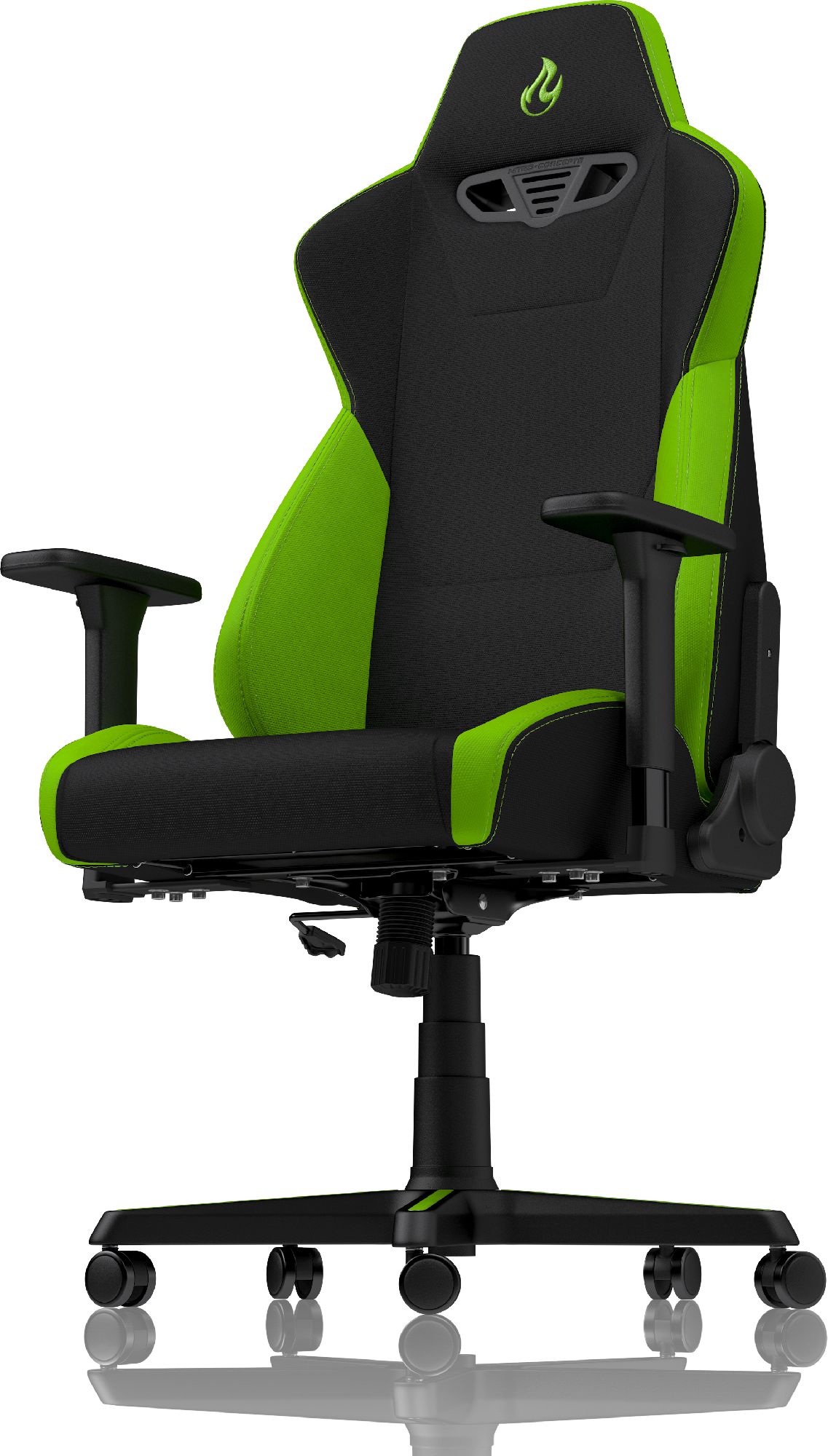 Karrige gaming Nitro Concepts S300, material tekstili, ergonomike, jeshile Atomic Green