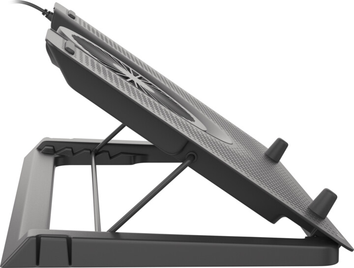 Pad ftohës Genesis Cooling Oxid 550, 1x USB, për laptop 15.6-17.3'', 5 ftohës, LED e kuqe