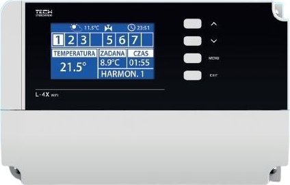 Kontrollor valvule termostatike Tech L-4X, WiFi, universal, i bardhë