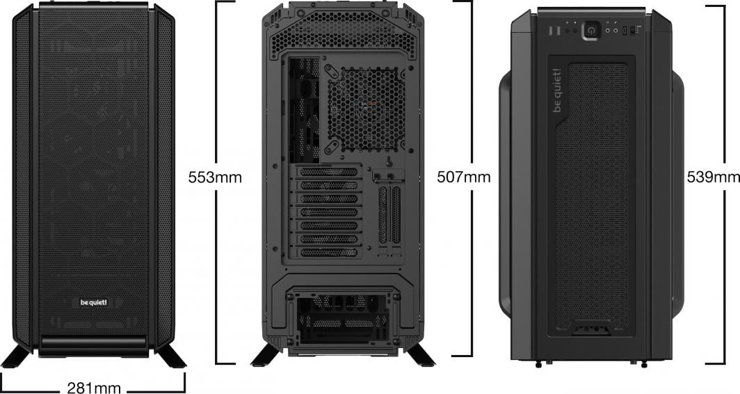 be quiet! Silent Base 802 Midi Tower PC Куќиште, Црно