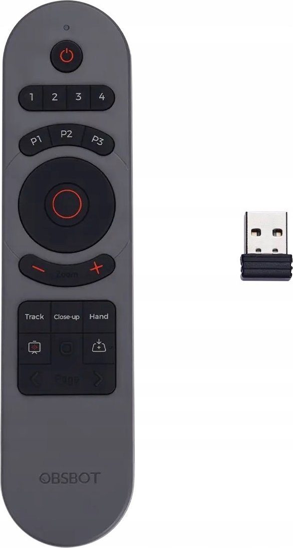 Telekomandë OBSBOT Tiny Series Remote 2, kontroll për kamera OBSBOT Tiny, e zezë