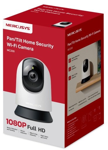 Kamerë sigurie Mercusys MC210, 2K, 3MP, e bardhë
