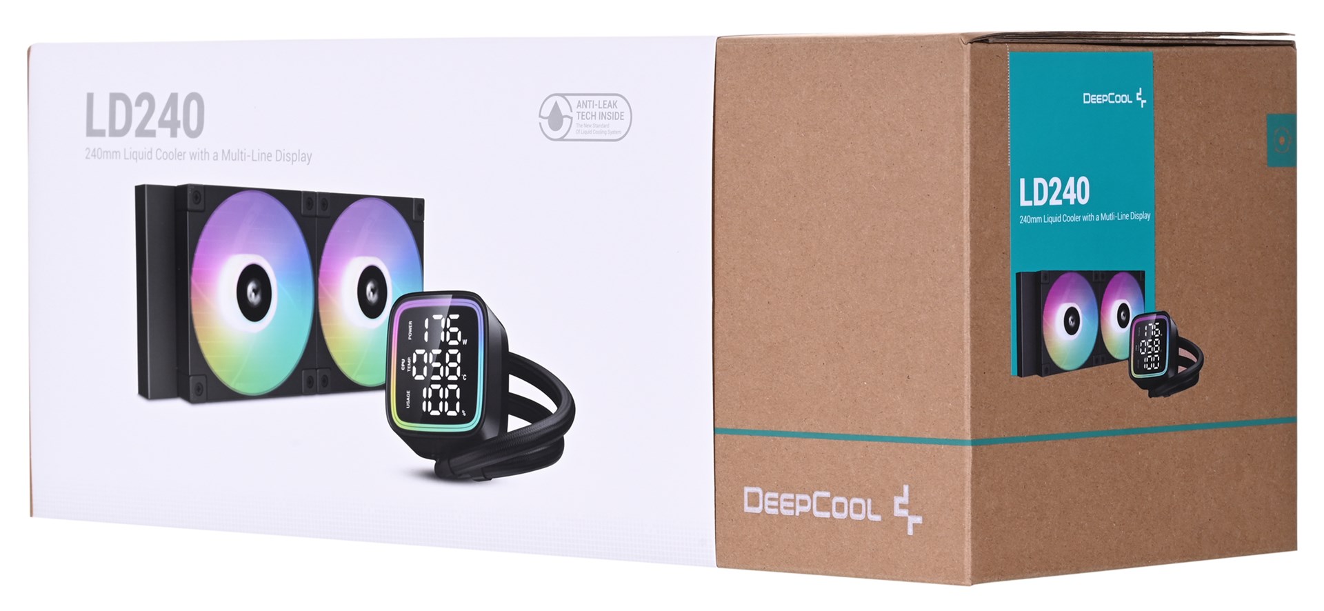 Ftohës për procesor DeepCool LD240 All-in-one liquid cooler, 12 cm, i zi
