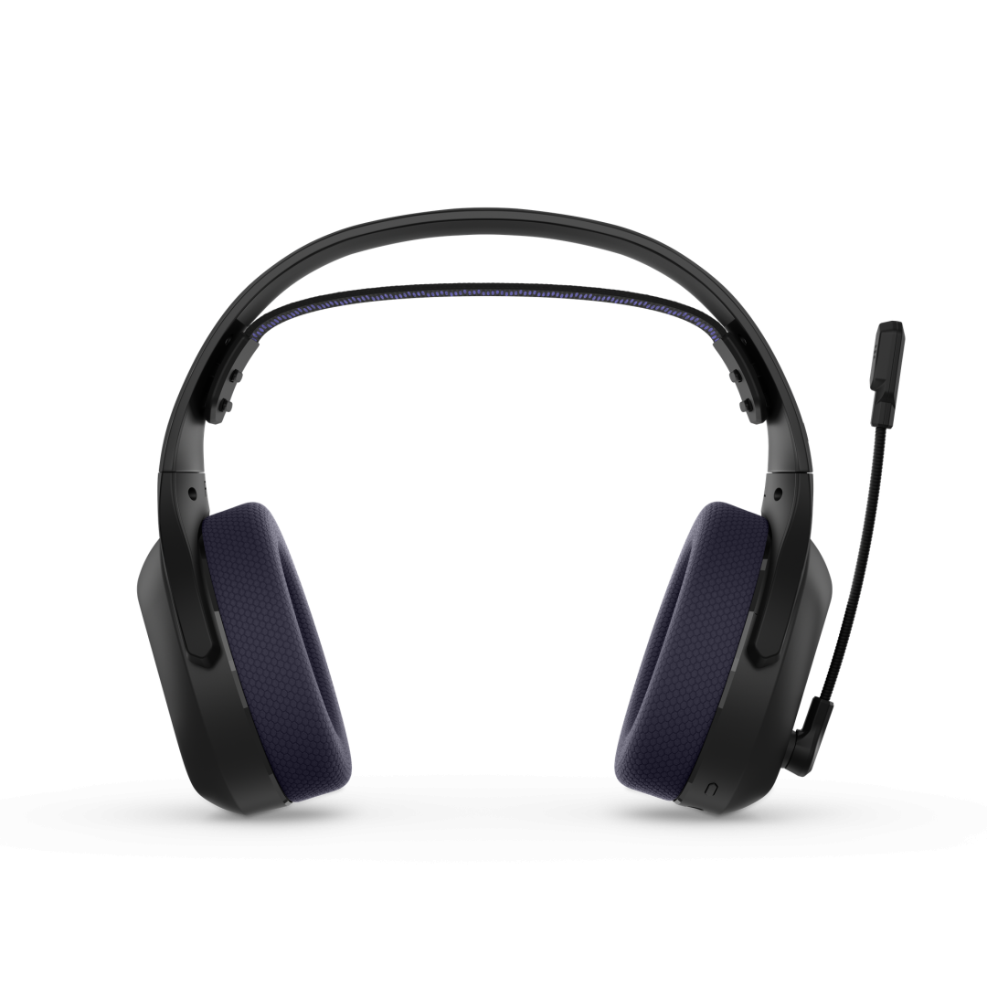 Headset gaming Lenovo Legion H410, wireless, me Bluetooth, i zi vjollcë