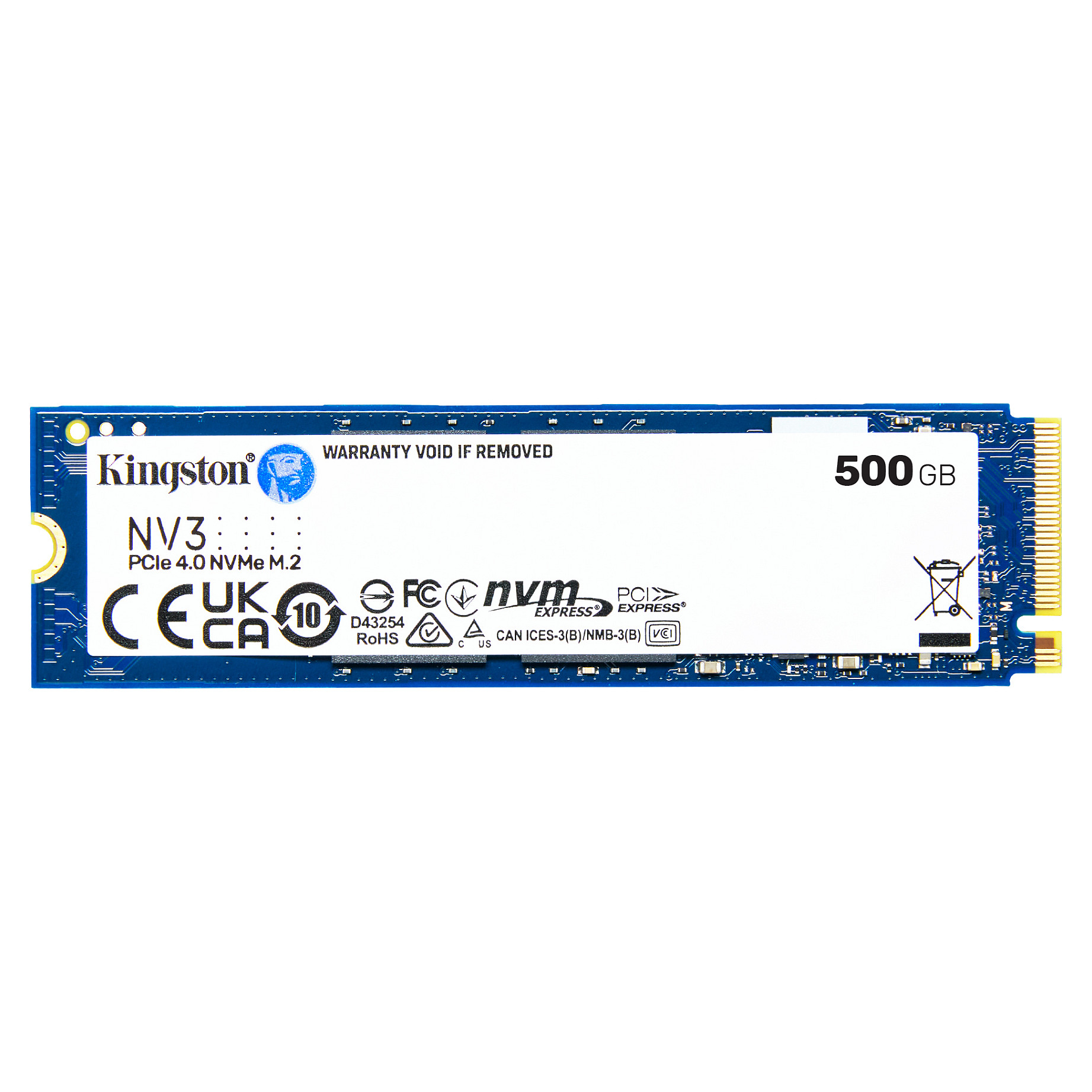 Kingston NV3 - SSD - 500 GB - PCIe 4.0 x4 (NVMe)