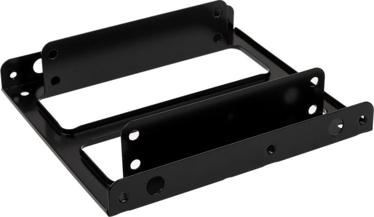 Адаптер за монтирање Akasa AK-HDA-11, 3.5" во 2x 2.5", со SATA кабел, црн