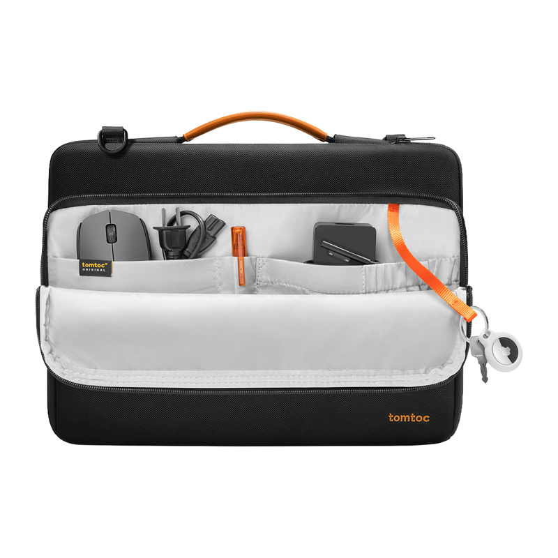 Çantë shpatullash laptopi Tomtoc Defender A40, 13.5"-14", rezistente ndaj ujit, e zezë