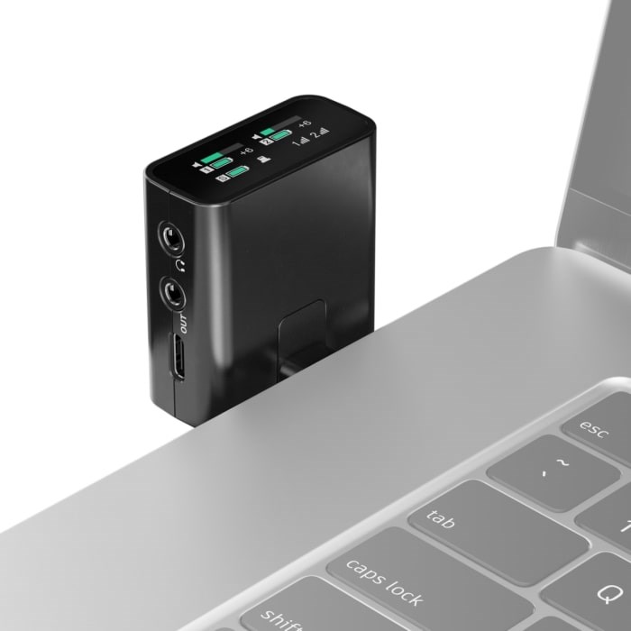 Sistem mikrofonësh pa tela Sennheiser Profile Wireless 2 Channel Set, 2 kanale, 16GB, i zi