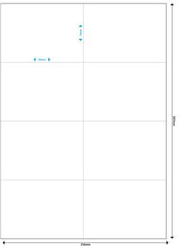 Etiketa vetëngjitëse MediaRange MRINK145, ngjitje permanente, 400 copë, të bardha