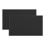 Panel diellor EcoFlow 100W Rigid, set me 2 copë, i zi