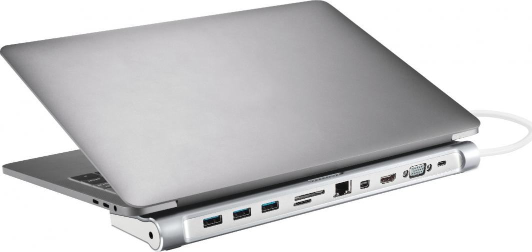 Stacion Sandberg All-in-1, USB-C, i bardhë