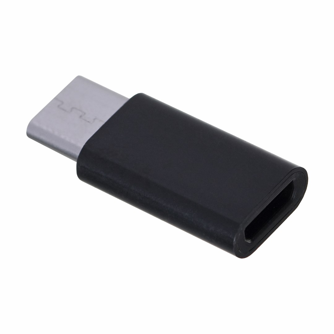 Adapter kablloje Savio AK-31 B, micro USB në USB 3.1 Type C, i zi