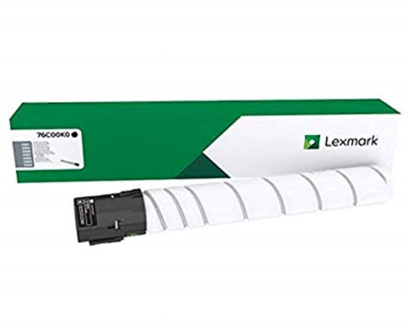 Toner Lexmark 76C00K0, origjinal, i zi