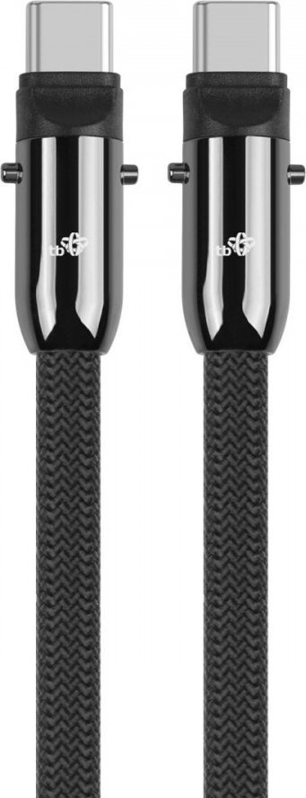 Kabllo litar USB C Tb 2in1 Lanyard, 1m, e zezë