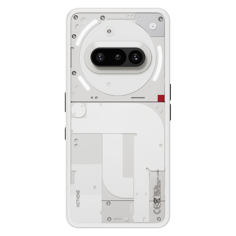 Celular Nothing Phone(3a), 6.77", 8GB/128GB, i bardhë