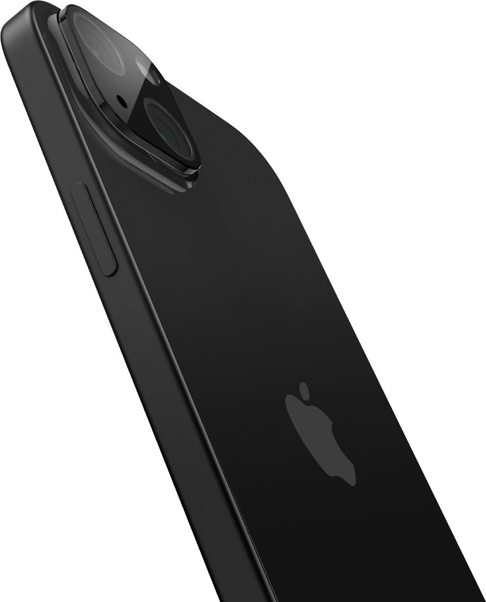 Mbrojtës kamere Spigen Glas tR Optik, set 2 copë, për iPhone 15 15 Plus 14 14 Plus, i zi