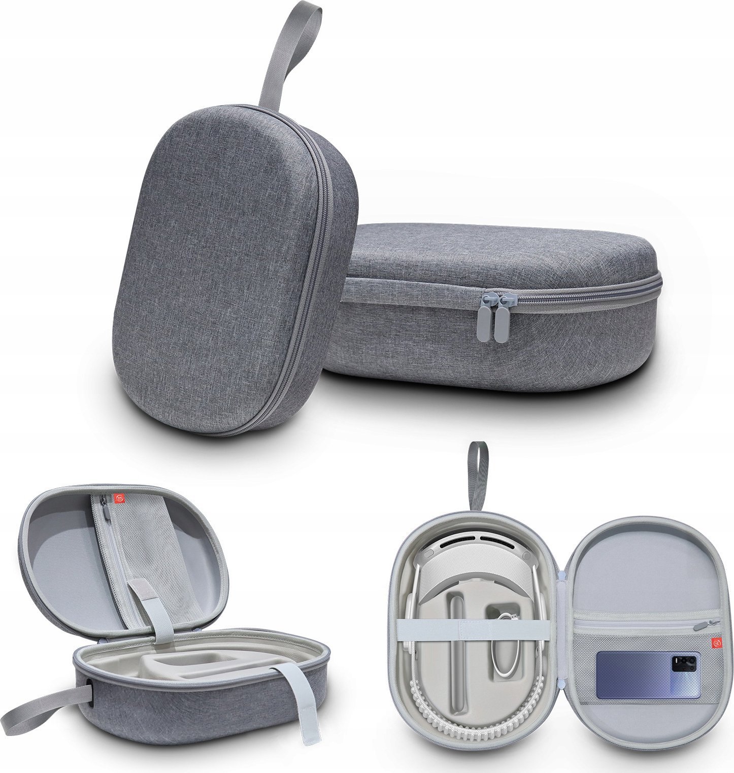 Kuti mbrojtëse JYS Case JYS-APP001, për Apple Vision Pro, EVA, e zezë