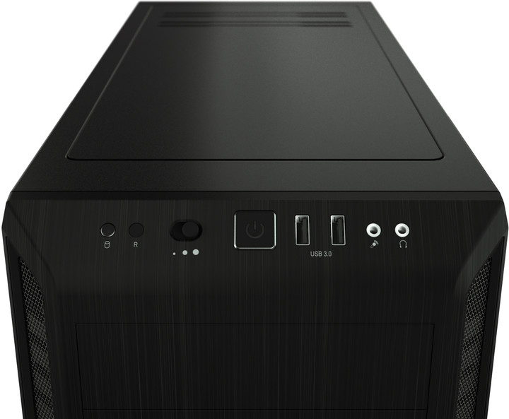 Kasë Be quiet! PURE BASE 600, e zezë