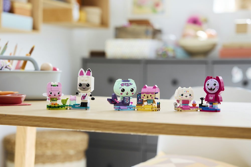 Set LEGO Gabby’s Buildable Cat Friends 11215, lodër ndërtimi për fëmijë, shumëngjyrësh
