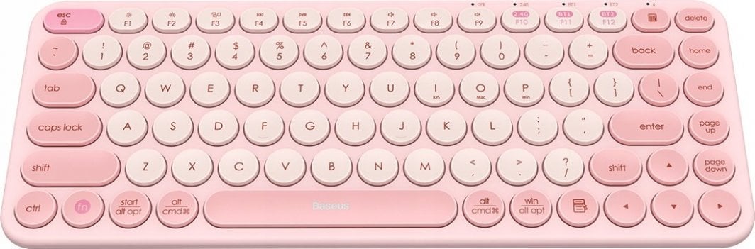 Tastierë Baseus, wireless, US, rozë