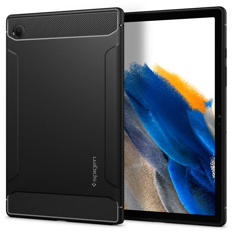Mbështjellëse për Samsung Galaxy Tab A8 Spigen Rugged Armor, e zezë