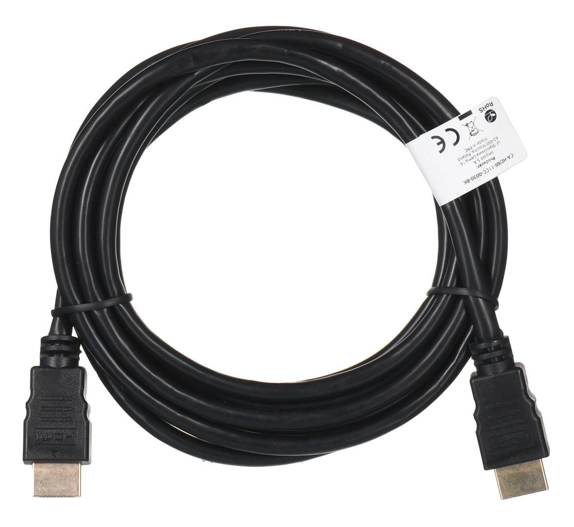 Kabllo HDMI Lanberg CA-HDMI-11CC-0030-BK, 3m, 4K, e zezë