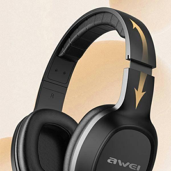 Kufje gaming Awei GM-6, stereo, me kabllo, të zeza