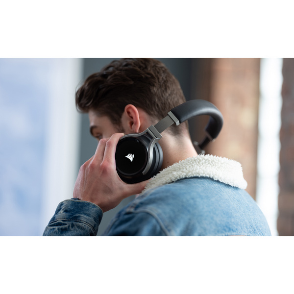 Kufje lojërash Corsair Virtuoso RGB Wireless, USB/3.5 mm, të zeza