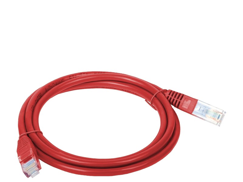 Kabllo rrjeti ALANTEC Patch Cord, Cat.5e, 1m, e kuqe