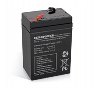 Батерија UPS Europower EP4.5-6, 6V, 4.5Ah, црна