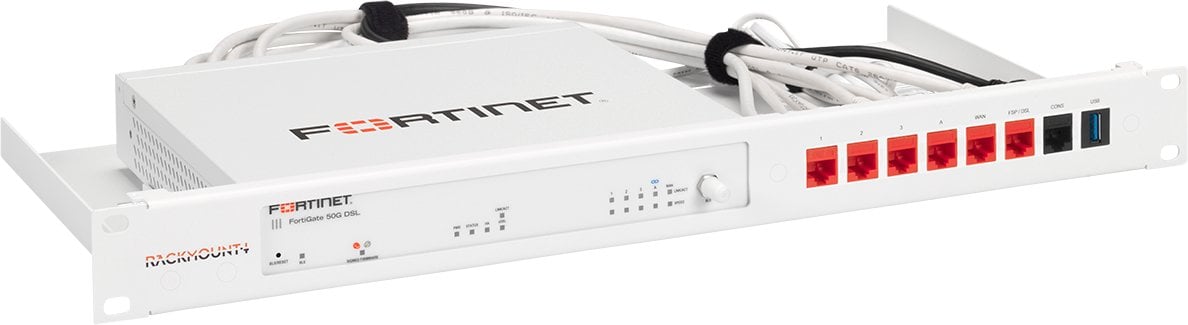 Mbajtëse rack për firewall Rackmount.IT RM-FR-T21, 19", 1U, e bardhë