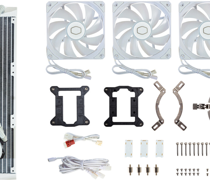 Ftohës Cooler Master MasterLiquid ML360L Core ARGB, i bardhë